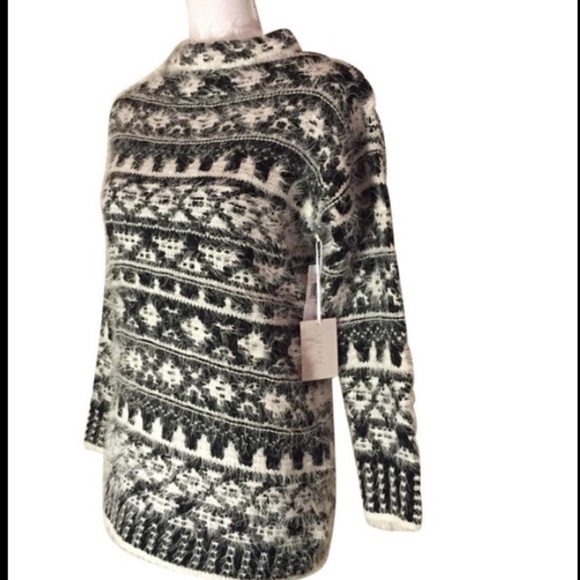 1. State Black/Vanilla Tundra Sweater Size S - Picture 1 of 5